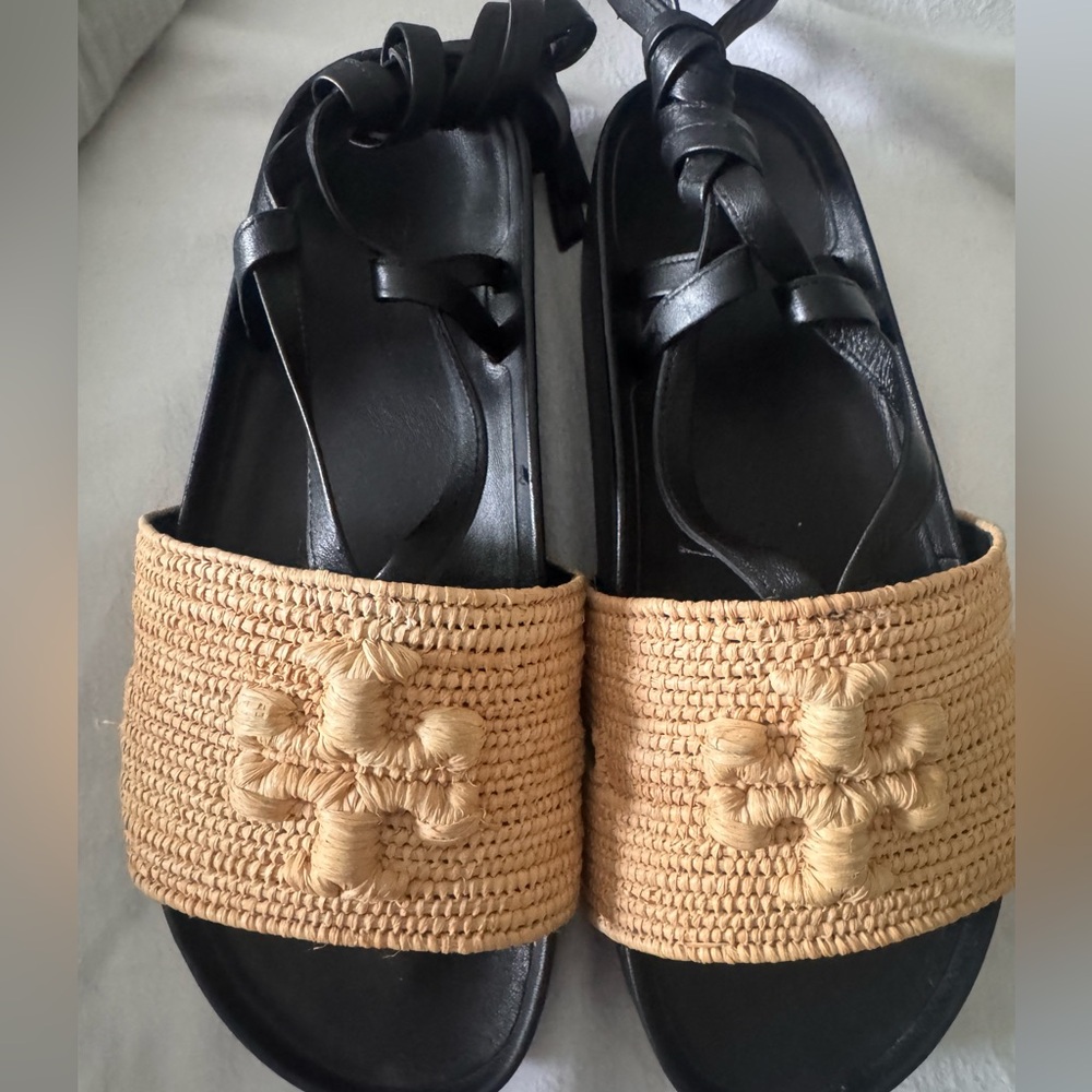 Tory Burch Platform Lace Up Sandals